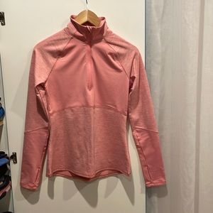 Women's 1/4 zip-up cold weather compression